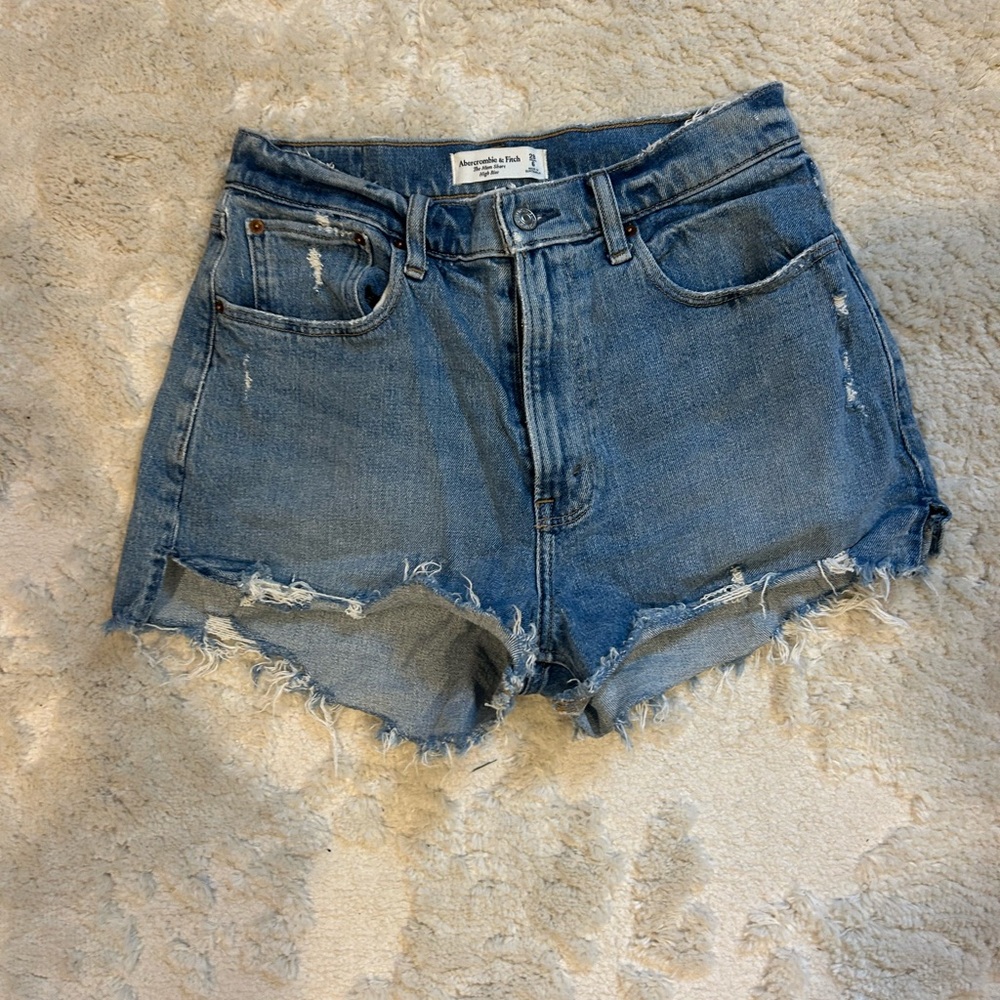 Abercrombie Curve Love Denim Shorts